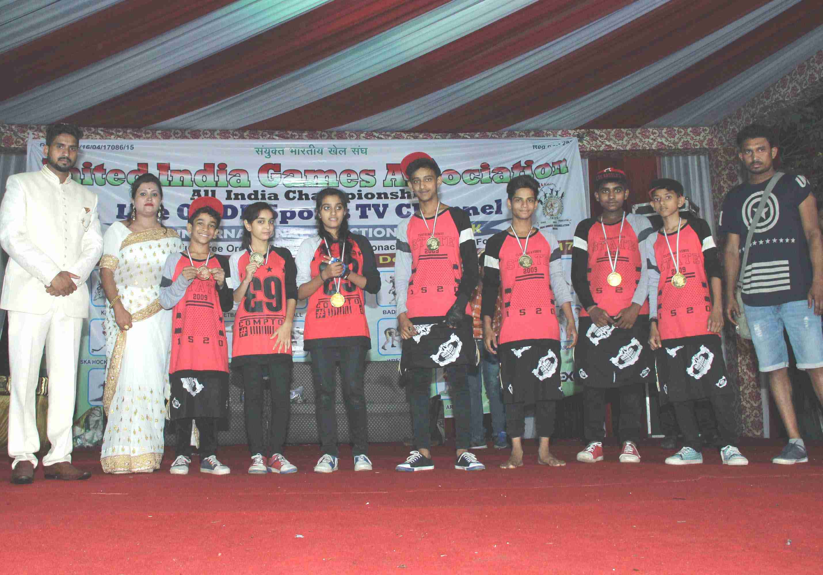 SBKF 1st National Games 2017 DELHI Medal Ceremony