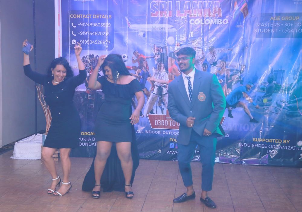 Enjoyment After Medal Ceremony SBKF International Games 2024 Sri Lanka