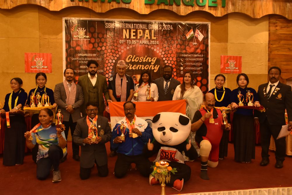 Medal Ceremony SBKF International Games Nepal
