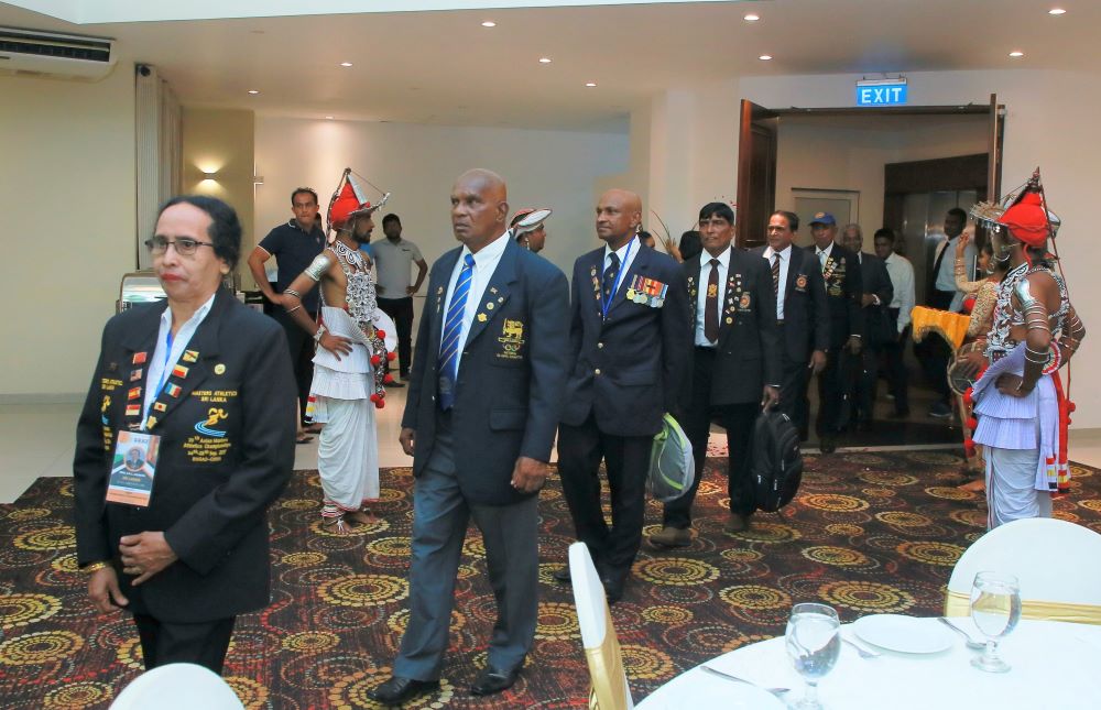 Sri Lankan Players Entry  SBKF International Games Nepal