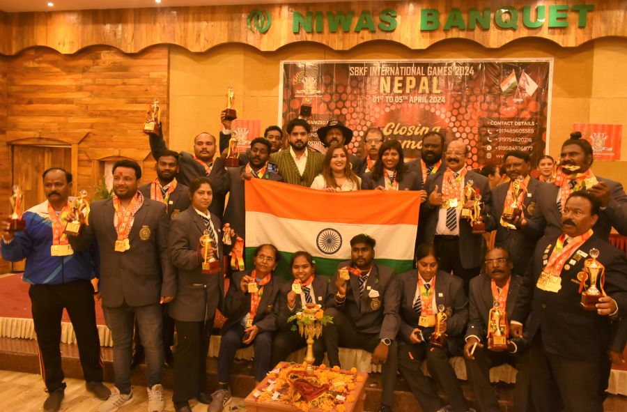 Medal Ceremony SBKF International Games Nepal