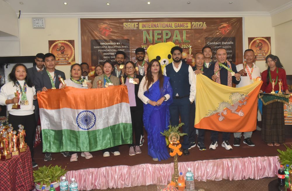 SBKF Medal Ceremony SBKF International Games Nepal
