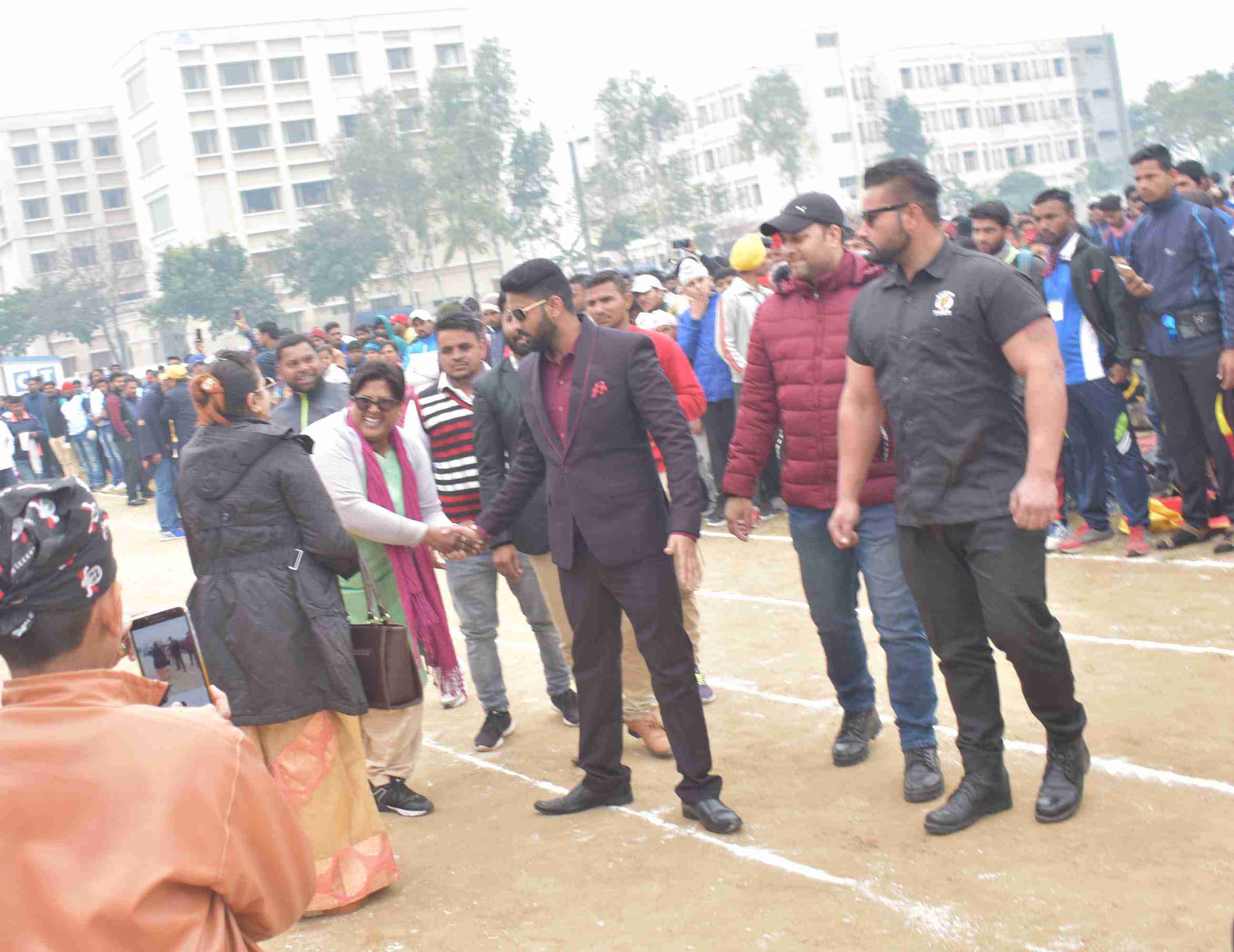 SBKF 5th National Games 2019 Jalandhar-Punjab  Welcoming Honorable Director Sir & Madam Shiva Tiwari 