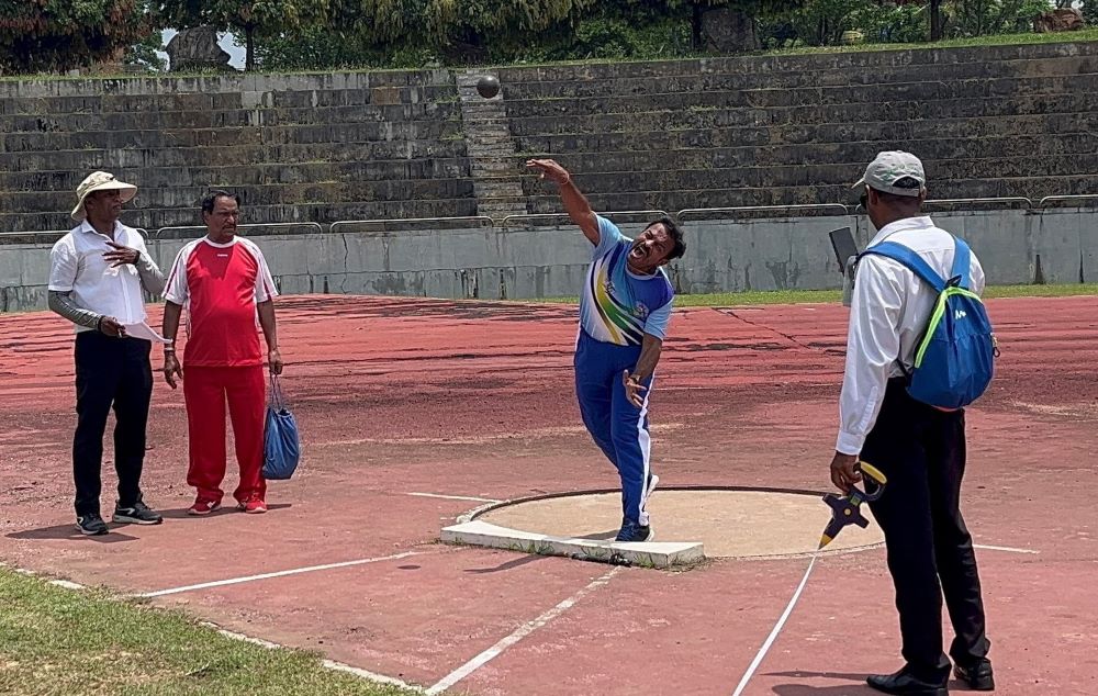 Shot Put Event  SBKF International Games 2024 Sri Lanka