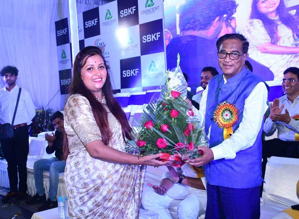   OUR SPONCER & GUEST LNCT CHAIRMAN MR. JAI NARAYAN CHOUKSEY WITH SBKF DIRECTOR MAM SHIVA TIWARI JI